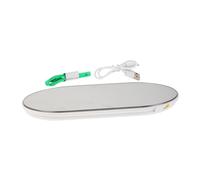 Healvian Scala grasso corporeo portatile scale domestiche per il peso corporeo viaggio per il peso portatile per bimbe bilance digitali plastica Nero
