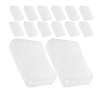 Healvian Set 14 Punte di Ricambio in Plastica per Pinze Rompivetro Ganasce Piatte e Punte Curve, Coperture Protettive Antiscivolo in PVC per Installazione Vetro e Portachiavi,