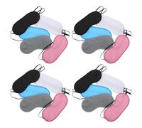 Healvian Set 20 Maschere per Dormire Oscuranti per Occhi Cinturino Elastico, Morbide e Traspiranti per Viaggi, Pisolini e Pigiama Party, Copertura Completa per Sonno Profondo