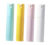 Healvian Set 4 Pezzi Bottiglie Spray da Viaggio 30ml in Pp e Pet, Stampaggio Integrale Resistente, Bottiglie Ricaricabili per Profumo e Lozione Portatili