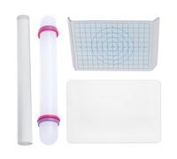 Healvian Set 4 Pezzi Strumenti per Scultura in Argilla Acrilica Rulli e Presse per Modellare Argilla Fai da Te Attrezzi Manuali per Ceramica Accessori per Creazioni Artistiche e