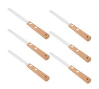 Healvian Set 6 Coltelli da Modellare per Ceramica Manico in Legno Strumenti per Scolpire Argilla Polimerica e Incisione Utensili per Ceramica Fai da Te per Dettagli Precisi e Rifiniture
