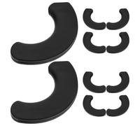 Healvian Set da 10 Cuscinetti Protettivi per Manubri in Plastica Ammortizzatori per Attrezzature Fitness Accessori per Sollevamento Pesi Riduzione Vibrazioni Facili da Montare e