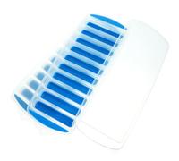 Healvian Set di 2 Vassoi per Ghiaccio in Polipropilene con Coperchio, Design a Strisce Antigoccia e Antiodore, per Uso Domestico Durante L'estate Calda Colore Casuale