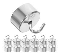 Healvian Set di Pesi a Gancio in Metallo Cromato da Laboratorio 50 Pezzi da 10 G Ciascuno per Esperimenti di Fisica e Scienze, Peso Sospeso Doppio Gancio, Marcature Chiare per Uso