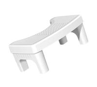 Healvian Sgabello da Bagno in Pp Resistente e Stabile Design Antiscivolo Adatto per Wc e Doccia Facilita la Posizione di Accovacciamento Può essere Usato come Poggiapiedi o Sgabello