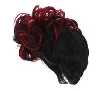 Healvian Short Wigs Curly Hair for Women Natural Wavy Synthetic Wig Daily Cosplay Style Comfortable Fit and Authentic Curl Pattern Lightweight and Chic Hairstyle