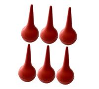 Healvian Siringa a Bulbo per Ragazzo Ragazza e Ragazza Ragazzo Aspiratore Nasale Protezione Inserimento Pulizia Orecchie e Naso Soffiatore Polvere Set 6 Pezzi Rosso Cura Salute