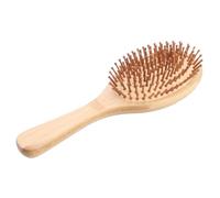 Healvian Spazzola Bamboo Antistatica con Massaggio Pettine Districante per e Portatile per Tutti i Tipi Riduce Nodi e Danni al Capelluto