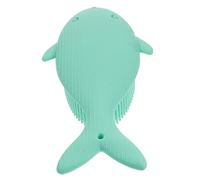 Healvian Spazzola da Bagno Piccola e Facile da Tenere in Silicone per Ragazzo Ragazza Design Creativo Asciugatura Rapida per Uso Professionale e Viaggio