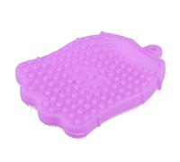 Healvian Spazzola in Silicone per Ragazzo Ragazza Ragazzo e Ragazza Design Cartoon Setole Morbide e Dense per Massaggi e Pulizia Profonda Dispenser Integrato per Shampoo