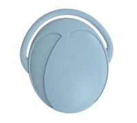 Healvian Spazzola Massaggiante per Chioma in Silicone Blu, Delicata e Adatta ai Lattanti, per Lavare Cuoio Capelluto e Favorire la Circolazione