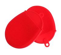 Healvian Spazzola per Corpo in Silicone per Massaggio della Circolazione 2 Pezzi Design Unico per Bagni in Famiglia e Uso All'aperto