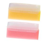 Healvian Spazzola Sensoriale per Massaggio Infantile e Bagnetto, Set 2 Pezzi, Pennello Spugna Morbido e Delicato, Strumento Portatile per Terapia Sensoriale Ragazzo Ragazza, Accessorio