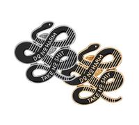 Healvian Spilla A Forma Di Serpente 2 Pezzi In Argento Spilla Colorata Mistica Divertente Alla Moda In Metallo Con Preghiera Spilla Per Sciarpa Spilla Bellissima