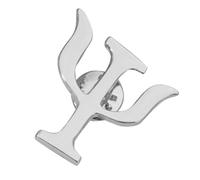 Healvian Spilla da Petto in Lega Retrò Lettere Dell'alfabeto, Spilla da Bavero Multifunzionale per Abbigliamento e Borse, Accessorio Psicologico Creativo per Donna e Uomo