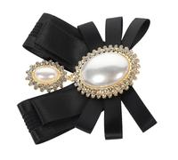 Healvian Spilla Fiocco e Perle Finte Accessorio Elegante Da Donna Spilla Da Vita Decorativa Adatta Per Abiti Cappelli e Occasioni Speciali