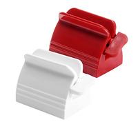 Healvian Spremi-tubetti Di Dentifricio Multifunzione 4 Pezzi Base Spessa Design Compatto Per Prodotti Di Bellezza Per La Casa E Lhotel