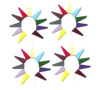 Healvian Spugne Cosmetiche Triangolari Set da 50 Pezzi, Spugnette per Trucco Viso Morbide senza Lattice, Adatte per Uso Asciutto e Bagnato, Piumino Cosmetico Traspirante Colore Casuale