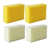 Healvian Spugne Rettangolari 4 Pezzi per Ceramica e Fai da Te Leggere e Assorbenti Adatte a Ragazzo Ragazza e attività Artistiche in Famiglia e Scuole