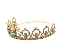 Healvian Steampunk Headband con Teschio e Vintage Fascia con Finitura Antica per Halloween Cosplay e Feste