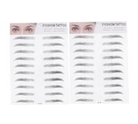 Healvian Stencil Per Sopracciglia 3d Adesivi Per Sopracciglia Finte Set Da 2 Pezzi Effetto Realistico e Naturale Facili Da Usare Per Uomini e Donne Per Trucco Veloce e Duraturo