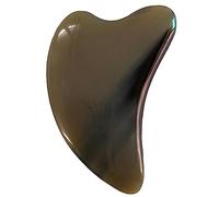 Healvian Strumento per Massaggi Raschiante in Corno di Bue Tavola Guasha per Viso e Collo Raschietto Portatile per Corpo Strumento Guasha per Massaggio Tavola Raschiante per Salute