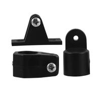 Healvian Supporti per Copertura Barca in Plastica Nera, Morsetti Scorrevoli per Tubi da 22mm, Accessori per Bimini Top per attività Nautiche e Barche a Vela