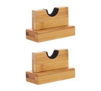 Healvian Supporto Espositore per Mazze da Baseball in Legno Massello Base di Supporto Orizzontale per Mazze da Baseball e Softball Piccolo e Pratico per Uso Interno e Casa Set da 1 Paio