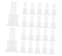 Healvian Tappi di Chiusura per Olio Essenziale Tappo Interno in Plastica, Set 200 Pezzi 18 Denti, Ricambio per Flaconi Contagocce 5-100 Ml, Controllo Dosaggio Preciso per Fai da Te e Uso Personale