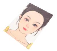 Healvian Tavola da Pittura per Viso Riutilizzabile in Plastica, Strumento per Esercitarsi nel Trucco Bimbi Modelli Multipli, Pannello per Pittura Facciale Adatto a Tutte Le età