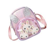 Healvian Tracolla Per Ragazzo Design Coniglio Dei Cartoni Animati Realizzata in Similpelle e Durevole Adatta Per Conservare Caramelle e Oggetti Shopping e Uscite Quotidiane