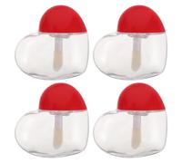 Healvian Tubetti Per Rossetto Vuoti e Contenitori Per Lucidalabbra Fai Da Te, Set Da 4 Pezzi, Materiale Resistente, Design Portatile, Per Trucco Quotidiano e Feste