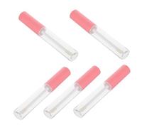 Healvian Tubetti Vuoti con Dosaggio Preciso in Plastica Rosa da 10ml per Eyeliner 5 Pezzi Contenitori Portatili per Fai-da-te per Trucco a Casa in Viaggio