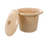 Healvian Vaso da Notte con Coperchio in Plastico per Anziani e Domestica, Orinatoio Portatile Ermetico e Facile da Pulire