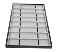 Healvian Vassoio Portaorologi Scomparti in e Flanella Organizer Orologi da e Resistente per Esposizione e Conservazione Casa