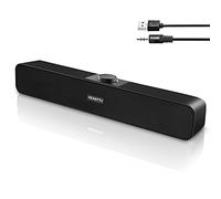 HEANTTV Altoparlanti per computer, Wired USB Desktop Speaker, Sound Bar Stereo USB Powered Desktop
