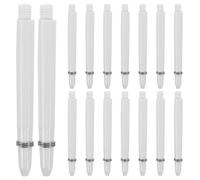 HEANUJJ 100 Pezzi Steli per Freccette in Nylon Design Filettato Sicuro e Antiscivolo, Aste Corte per Freccette a Punta d'Acciaio, per Partite al Bar e Competizioni