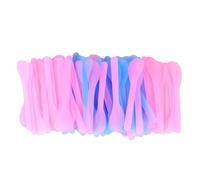 HEANUJJ 100pezzi Spatole Cosmetiche per Maschere Viso e Corpo Bastoncini per Applicazione e Campionamento Strumento Beauty con Manico in Plastica Utile per Prodotti Fai da Colore Casuale