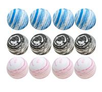 HEANUJJ 12 Palline da Allenamento Golf Indoor in Eva Leggere e Colorate, Set 12 Pezzi Design Pianeti, per Allenamento e Gioco in Casa