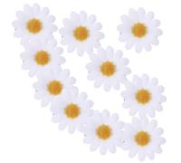 HEANUJJ 12 Pezzi Clip per Chioma a Margherita Bianca, Fermaglio Elegante Buona Presa per Donne e Bambine nella Vita Quotidiana e Matrimoni