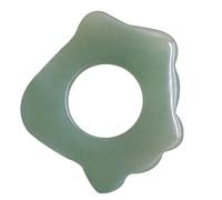 HEANUJJ 1pezzi Jade Scraping Board ad Anello per Massaggio Corpo e Viso Strumento in Naturale per Sollievo Idratazione e Rilassamento Muscolare Massaggiatore Facciale Effetto Anti-aging