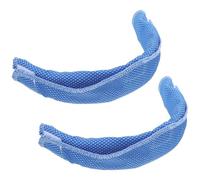 HEANUJJ 2pezzi Fascia Antisudore per Casco di Sicurezza Pva Rinfrescante Blu, Assorbe Sudore e Mantiene i Chioma Lontani dagli Occhi per Cantiere e Lavoro Quotidiano