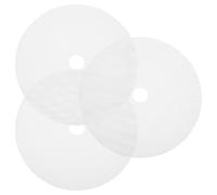 HEANUJJ 3 Pezzi Tappetini Rotondi in Silicone per Essiccatore di Frutta e Carne, Riutilizzabili e Facili da Pulire, per Matrimoni e Ringraziamenti