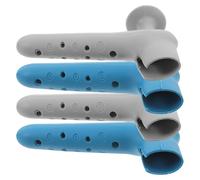 HEANUJJ 4 Pezzi Copri Maniglia Porta in Silicone Spesso Antigraffio Protezione Anticollisione e Anziani, Copertura Protettiva per Maniglie Porte, Accessori Sicurezza per Colore Casuale