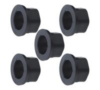 HEANUJJ 5 Pezzi Boccola Flangiata per Tosaerba Struttura Esagonale, Materiale Plastico Nero, Resistente agli Urti e Riduzione delle Vibrazioni, per Attrezzi da Giardino