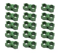 HEANUJJ 50 Pezzi Clip per Piante da Giardino in Plastica Verde, Connettori Leggeri e Regolabili per Traliccio Estensibile, Supporto Pratico per Rampicanti