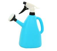 HEANUJJ Annaffiatoio a Pressione Manuale da 1l in Plastica Blu Manico Integrato, Spruzzatore per Fiori e Piante, per Pulizie Domestiche e Giardinaggio Colore Casuale