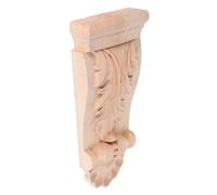 HEANUJJ Capitello in Legno Scolpito a Mano per Decorazione Mobili, Robusto e Versatile, Design Elegante in Legno Kaki per Arredamento Casa e Camere da Letto