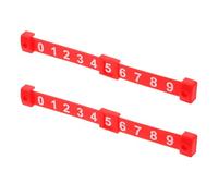 HEANUJJ Contatore Punteggio Facile da Usare Rosso Calcio Balilla in Plastica Design a Forma di Barca , Confezione da 2 da Tavolo
